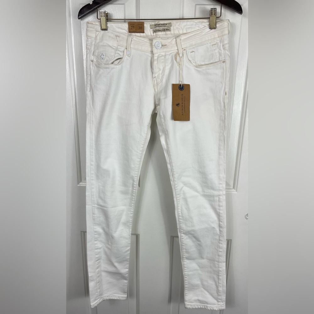 NWT $125 Maison Scotch Skinny Jeans 27x30‎ Women’s Soda